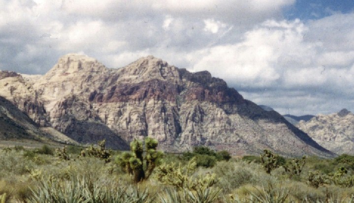 Majestic Mountains in Red Rock Canyon  Nevada